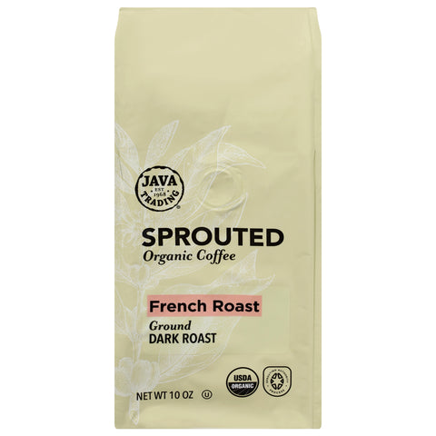 Java Trading Organic Ground Dark Roast French Roast Coffee 10 oz - 6 Pack