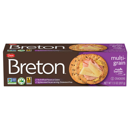 Breton Multigrain Crackers - 7.3 OZ 12 Pack