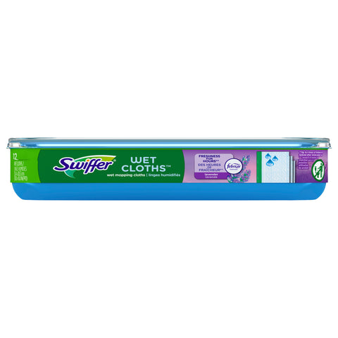 Swiffer Disp Wet Cloth Lavender 12 CT