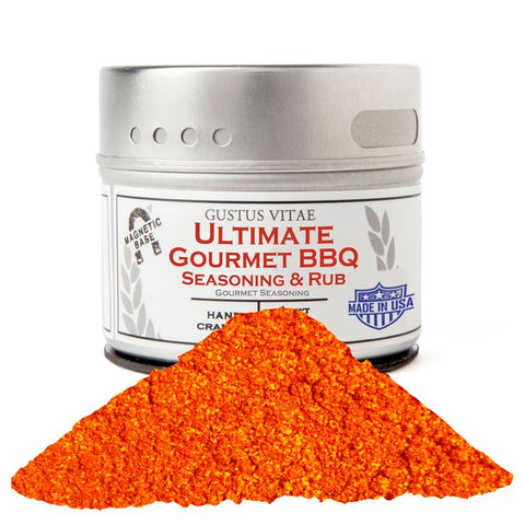 Gustus Vitae Ultimate Gourmet BBQ Rub - 2.3 OZ 8 Pack