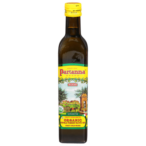 Partanna Extra Virgin Smooth Olive Oil - 16.9 FZ 6 Pack