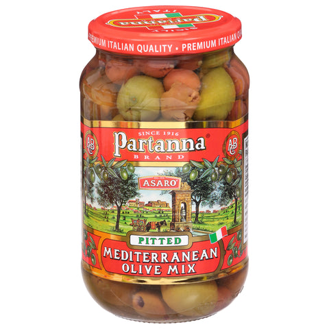 Partanna Mediterranean Pitted Olive Oil - 9 OZ 6 Pack
