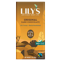 Lily's Dark Chocolate Bar - 3.0 OZ 12 Pack