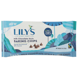 Lily's Milk Chocolate Baking Chips  - 9.0 OZ 12 Pack