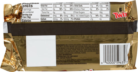 Twix Caramel & Milk Chocolate Cookie Bars 2.65 oz