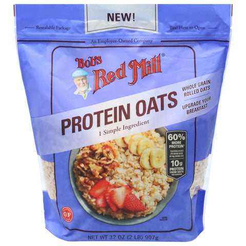 Bob's Red Mill Protein Rolled Oats 32 OZ