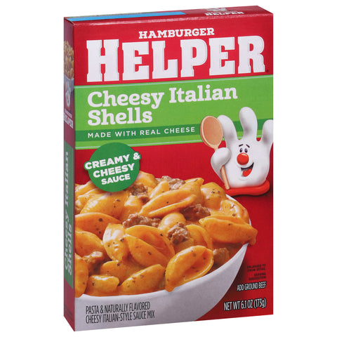 Hamburger Helper Cheesy Italian Shells 6.1 OZ