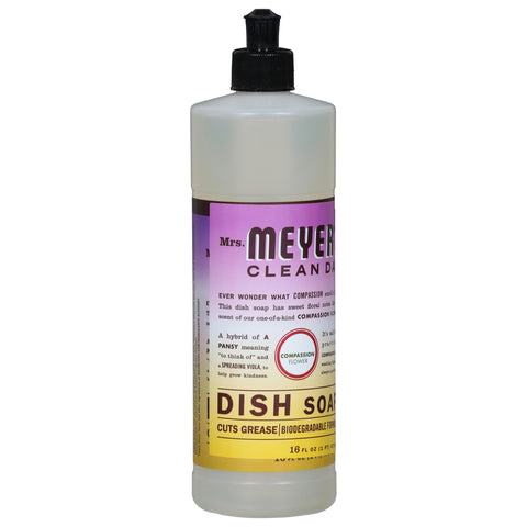 Mrs. Meyer's Clean Day Compassion Flower Dish Soap 16 fl oz
