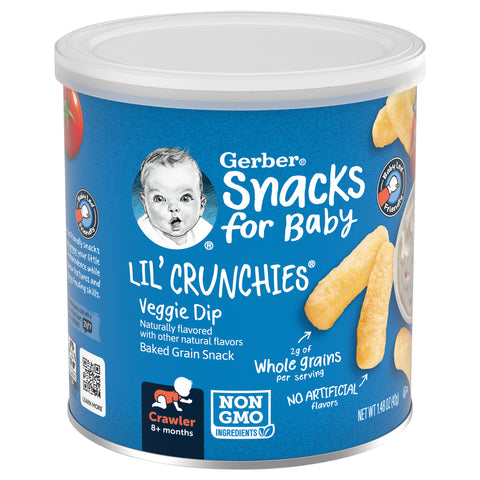 Gerber Graduates Lil Crunchies Veggie Dip 1.48 OZ