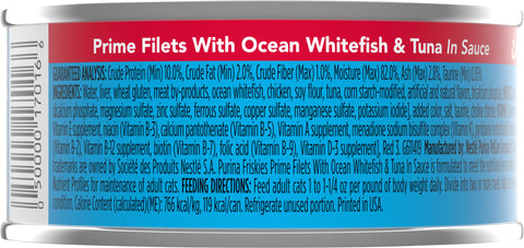 Friskies Prime Filet Ocean Whitefish 5.5 OZ