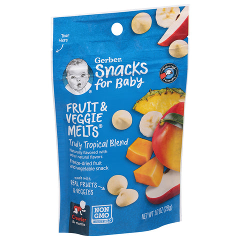 Gerber Graduates Melts Tropical Blend 1 OZ