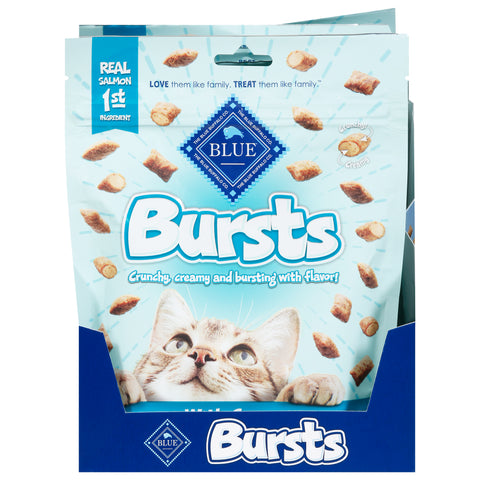 Blue Buffalo Bursts Filled Seafood Cat Treats 5 OZ