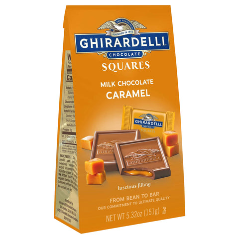 Ghirardelli Milk Chocolate & Caramel Squares 5.32 OZ
