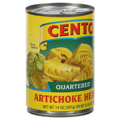Cento Quartered Artichoke Hearts 14 OZ