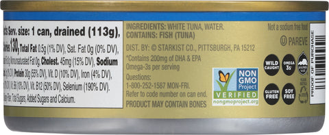 Starkist Tuna Chunk White Low Salt 4.5 OZ
