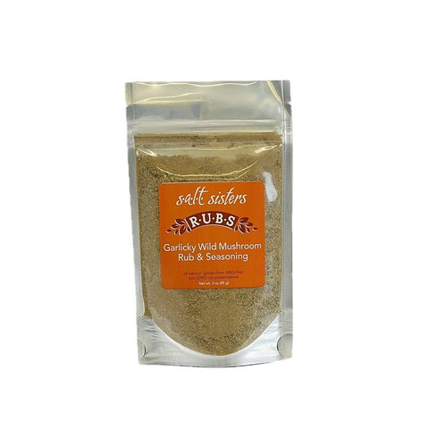 s.a.l.t. sisters Garlicky Wild Mushroom Rub & Seasoning - 3 OZ 6 Pack