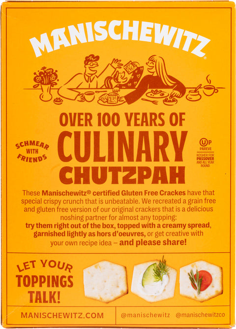 Manischewitz Unsalted Crackers 8 OZ