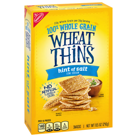 Nabisco Wheat Thins Hint Of Salt 8.5 OZ