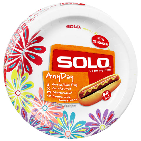 Solo Patriotic Paper Plates 44 CT