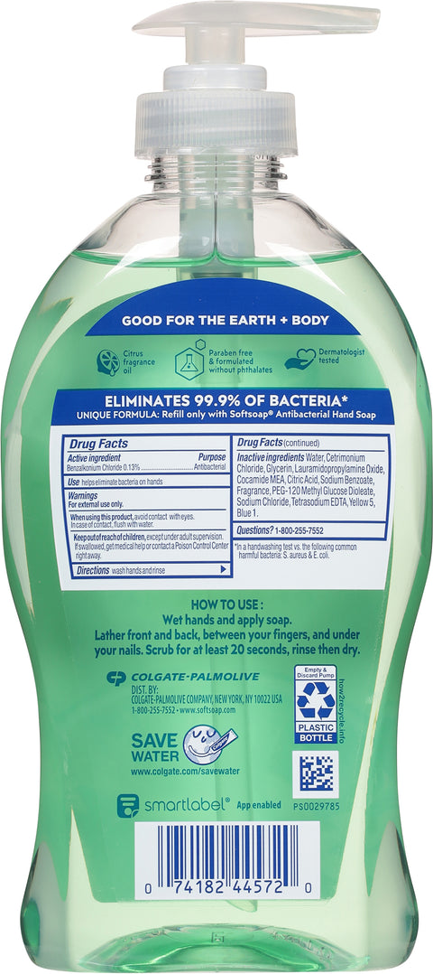 Softsoap Liquid Hand Soap Fresh Citrus 11.25 FZ
