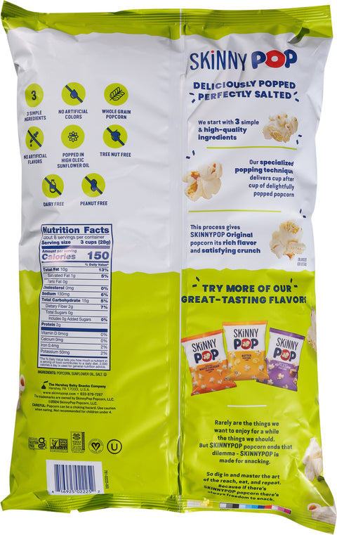 SkinnyPop Popcorn Family Size 8 lb