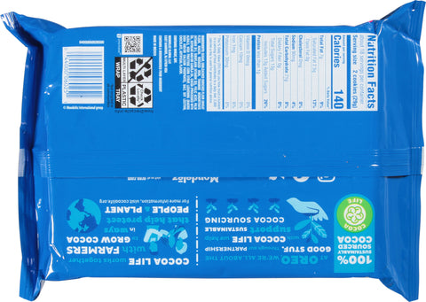 Oreo Family Style Double Stuf Chocolate Sandwich Cookies 18.71 OZ