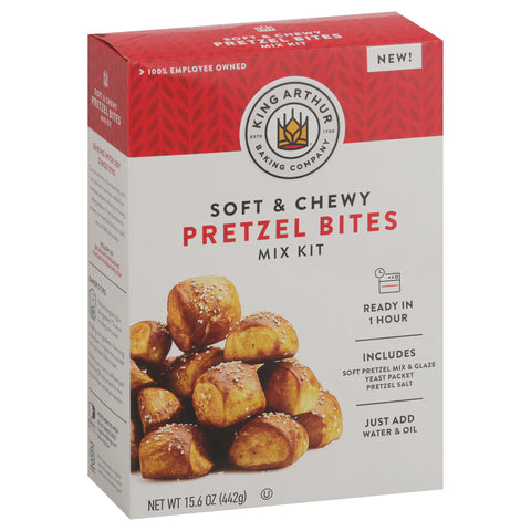 King Arthur Baking Company Soft & Chewy Pretzel Bites Mix Kit 15.6 oz