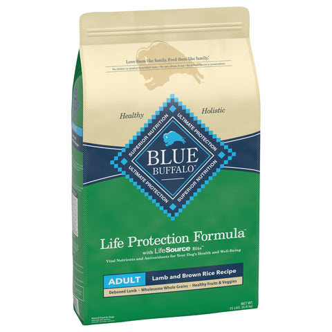 Blue Buffalo Life Protection Adult Lamb and Brown Rice 15 LB
