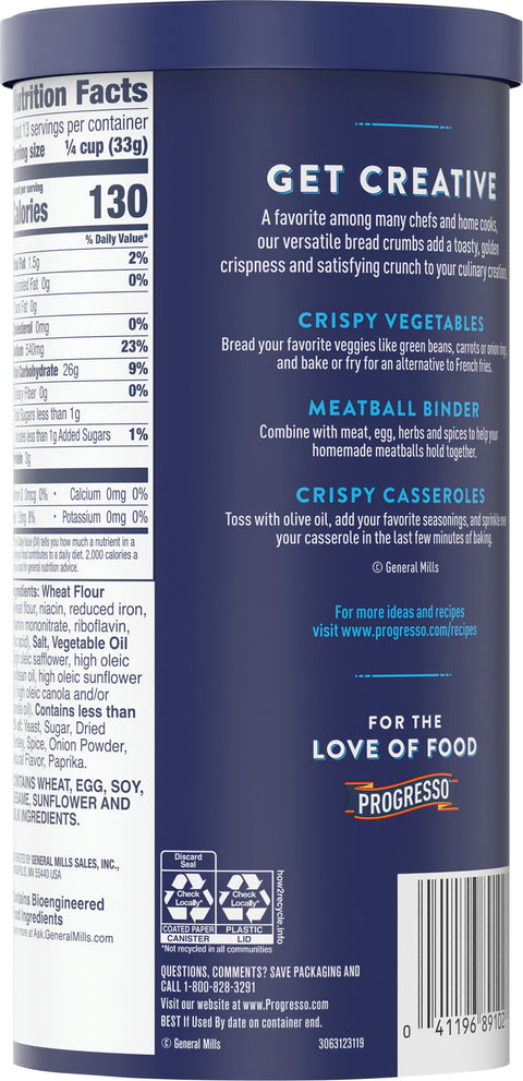 Progresso Flavored Bread Crumbs 15 OZ