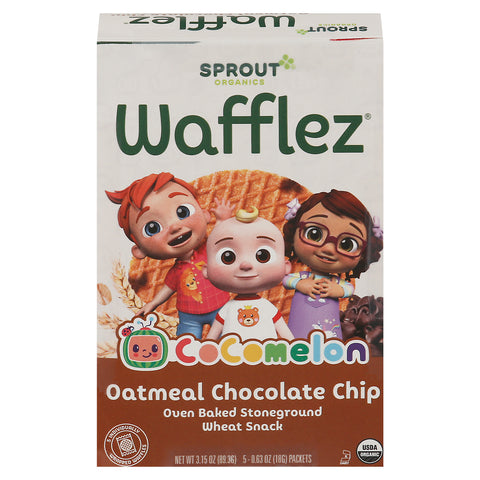 Sprout CoComelon Oatmeal Chocolate Chip Wheat Snack 3.15 OZ