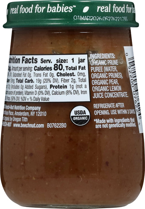 Beech-Nut Organic Prune & Pear 4 oz
