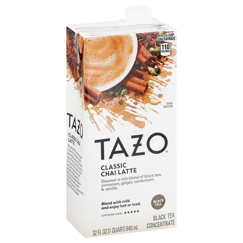 Tazo Classic Chai Latte Black Tea Concentrate 32 fl oz