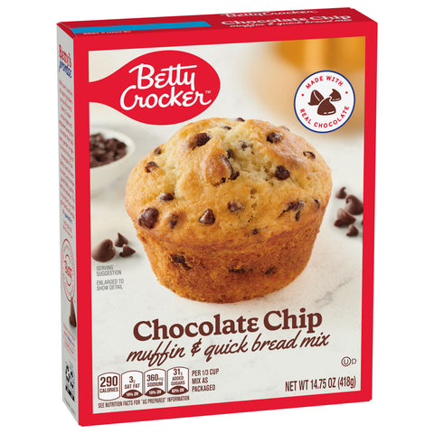 Betty Crocker Chocolate Chip Muffin & Quick Bread Mix 14.75 OZ