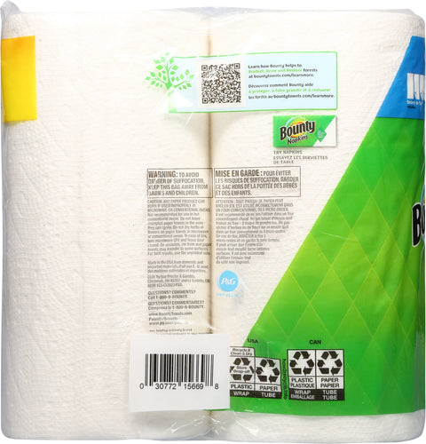 Bounty 2-Ply White Select-A-Size Paper Towels Double Plus Rolls 2 ea