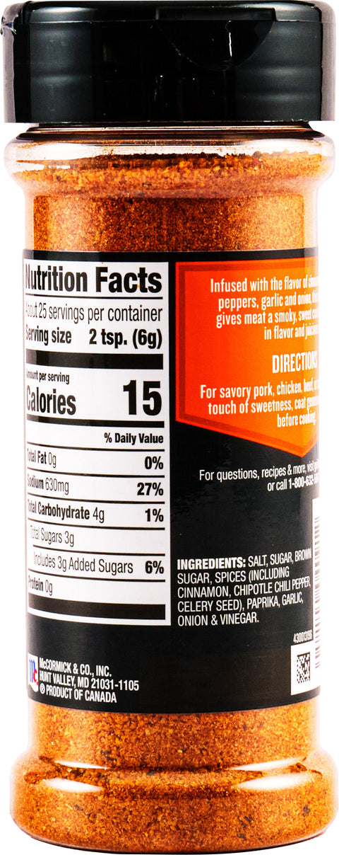 McCormick Grill Mates Sweet & Smoky Rub 5.37 OZ