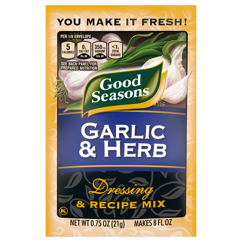 Good Seasons Dressing Mix Garlic & Herb 0.75 OZ
