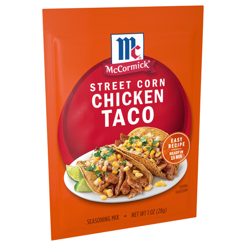 McCormick Mexican Style Street Corn Taco Seasoning Mix - 1.0 OZ 12 Pack