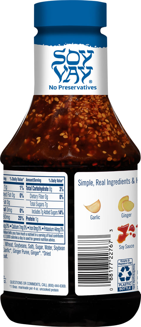Soy Vay Veri Veri Teriyaki Marinade & Sauce 21 OZ