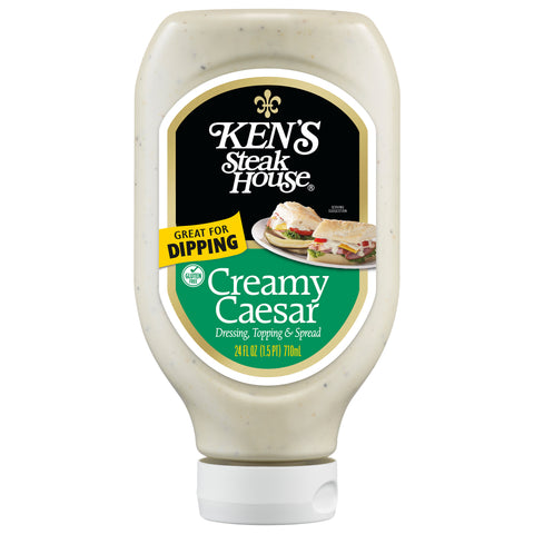 Ken's Steak House Creamy Caesar Dressing Topping & Spread 24 FZ