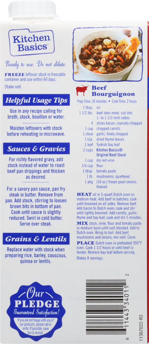 Kitchen Basics Beef Stock 32 OZ