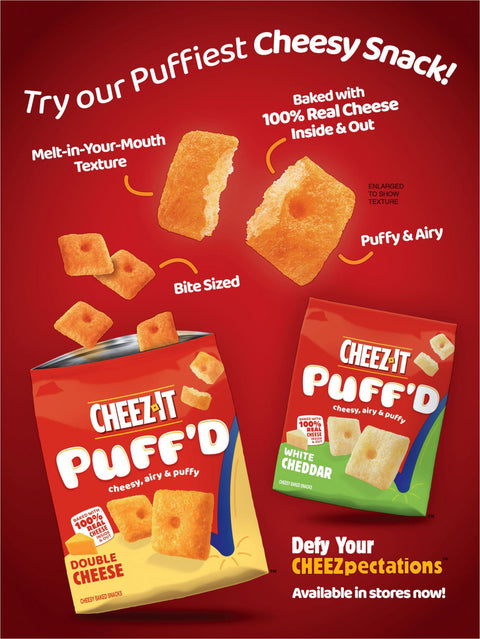 Cheez-It Grooves Sharp White Cheddar 9 OZ