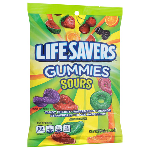 Lifesavers Candy Gummies Sours 7 OZ