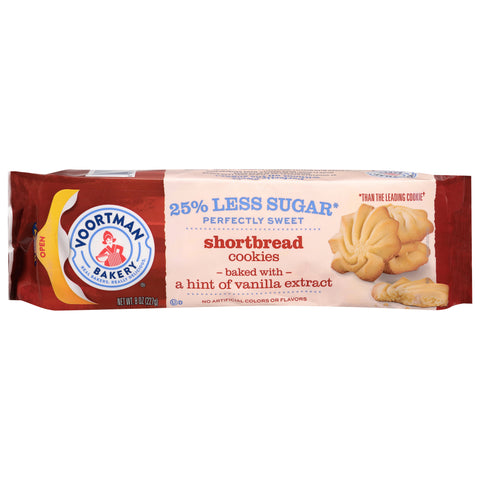 Voortman Bakery Shortbread Cookies 8 oz - 12 Pack