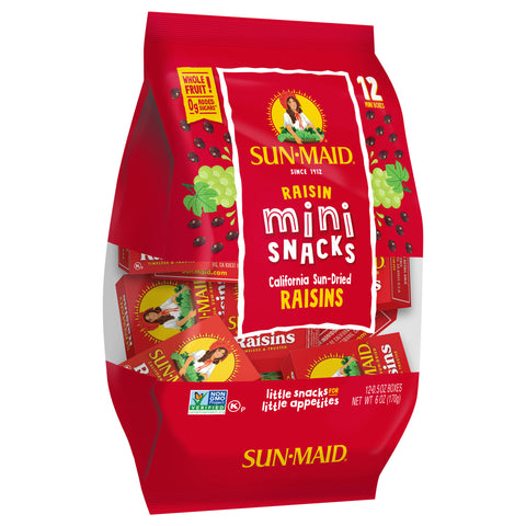 Sun-Maid Raisins Mini Packs 6 OZ