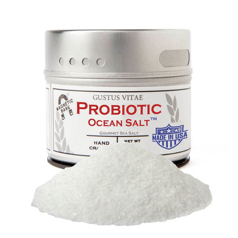 Gustus Vitae Probiotic Ocean Salt - 3.1 OZ 8 Pack