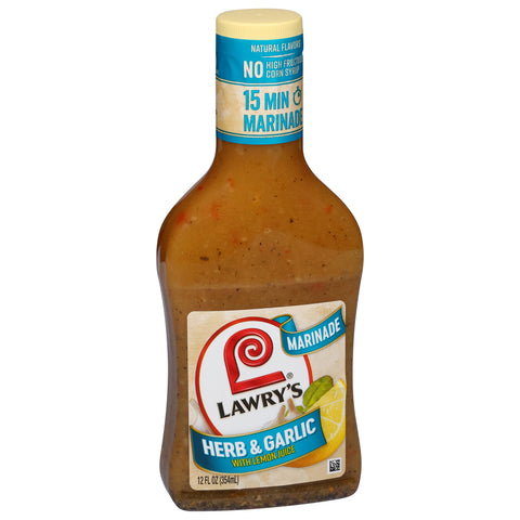 Lawry's Marinade Herb & Garlic With Lemon Juice 12 FZ