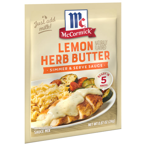 McCormick Lemon Herb Butter Sauce Mix 0.87 OZ