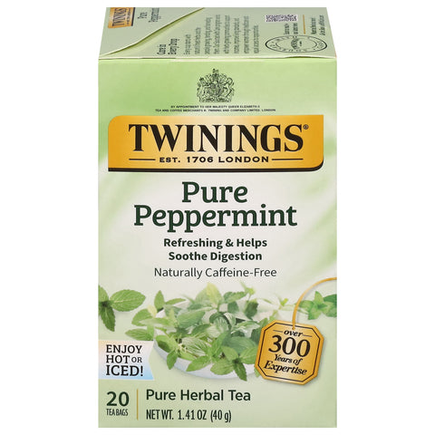 Twinings Pure Peppermint Herbal Tea 20 CT