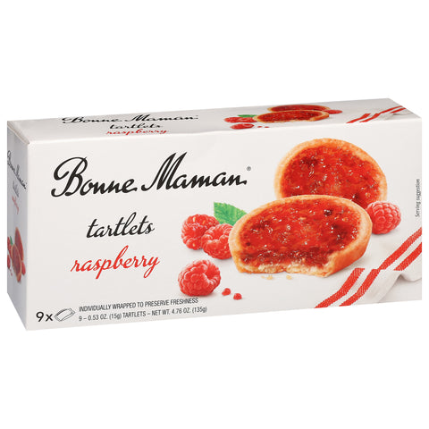 Bonne Maman Tartlets Raspberry 4.76 OZ