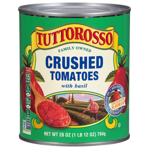 Tuttorosso Crushed Tomatoes With Basil 28 OZ